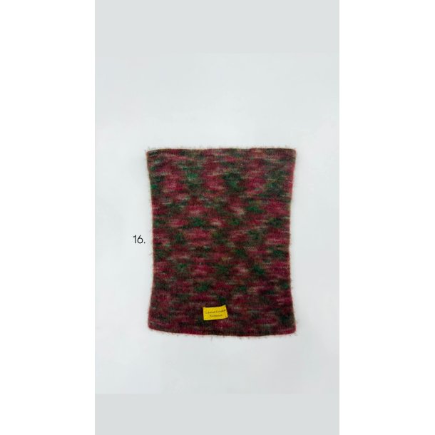 Moskus Qiviut Musk Ox Strik Standard Halsrr enkelt lag Farvet 16