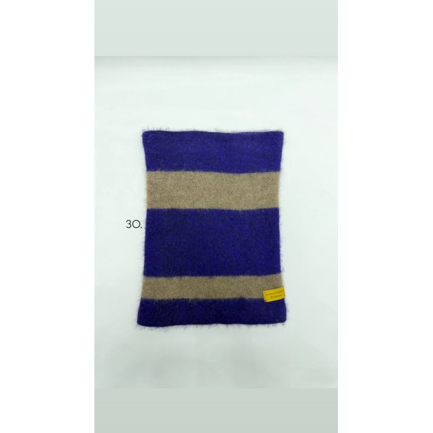 Moskus Qiviut Musk Ox Strik Standard Halsrr enkelt lag Farvet 30