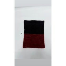 Moskus Qiviut Musk Ox Strik Standard Halsrr enkelt lag Farvet