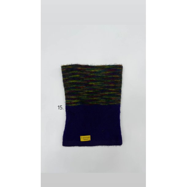 Moskus Qiviut Musk Ox Strik Standard Halsrr enkelt lag Farvet 15