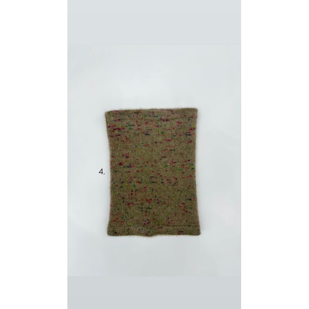 Moskus Qiviut Musk Ox Strik Standard Halsrr enkelt lag Farvet 4