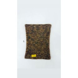 Moskus Qiviut Musk Ox Strik Standard Halsrr enkelt lag Farvet