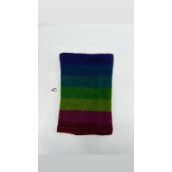 Moskus Qiviut Musk Ox Strik Standard Halsrr enkelt lag Farvet