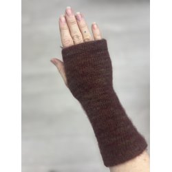 Moskus Qiviut Musk Ox Hndledsvarmere lange med hul til tommelfinger