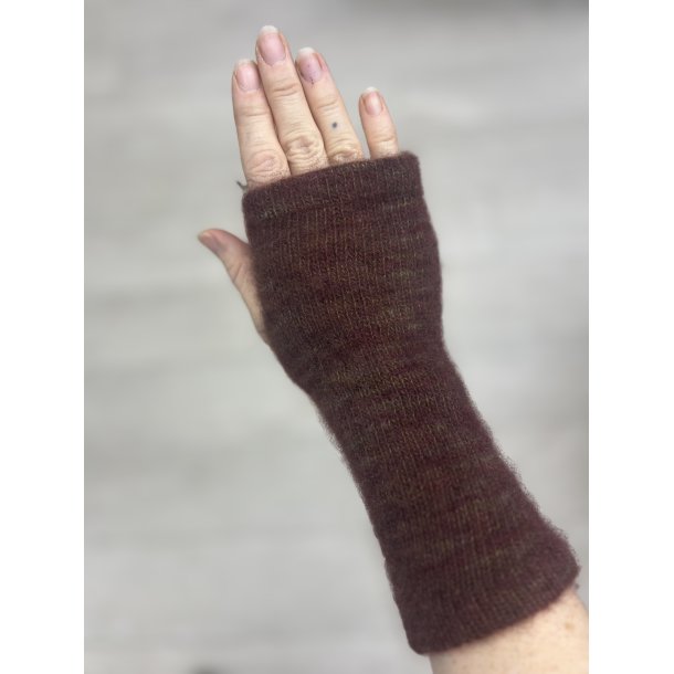 Moskus Qiviut Musk Ox H�ndledsvarmere lange med hul til tommelfinger 23