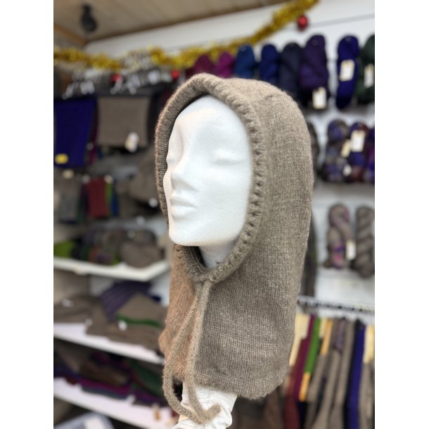 Moskus Luksus Hoodie uden indstrikket halsrr Qiviut