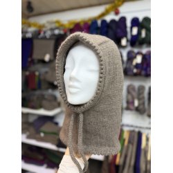 Moskus Luksus Hoodie uden indstrikket halsrr Qiviut