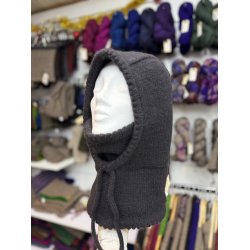 Moskus Luksus Hoodie med indstrikket halsrr til Voksen Qiviut