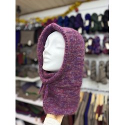 Moskus Luksus Hoodie med indstrikket halsrr til Voksen Qiviut