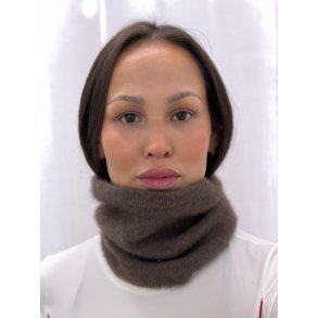 Moskus Qiviut Musk Ox Strik Standard Halsrr enkelt lag Farvet lille