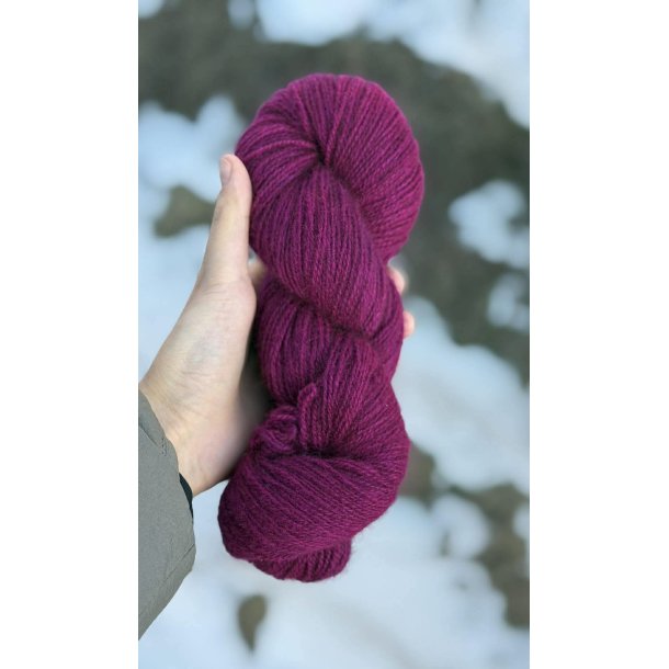 Qiviut Standard Moskusgarn 2 tr�ds l�bel�ngde 360 m, ca. 50 gram Pink