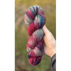 Qiviut Standard Moskusgarn 2 trds lbelngde 360 m, ca. 50 gram Pink Turkis