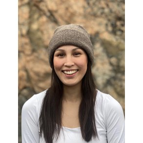 Moskus Qiviut Musk Ox Strik Hue tynd 1-trds