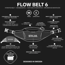 Silva Flow Belt 6 Black Thermob�lte perfekt til langrend