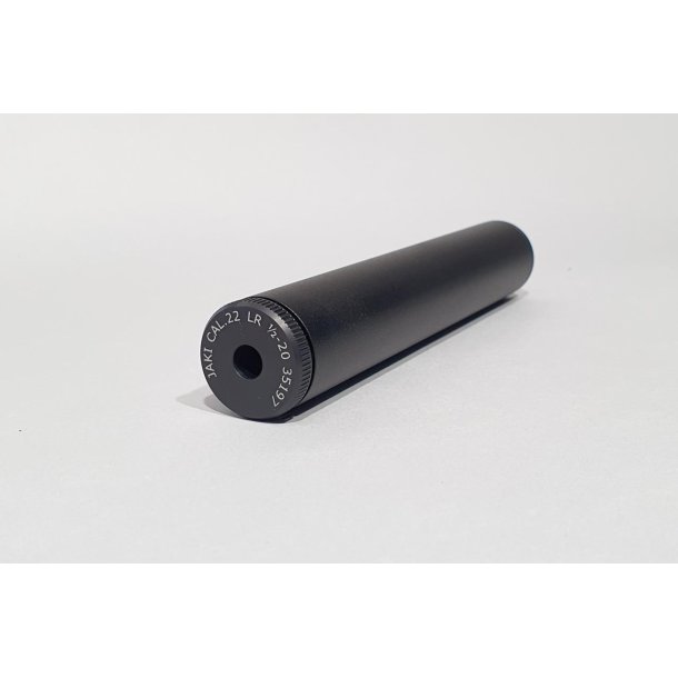 JAKI cal.22 lr UNF -20 Matteblack Lyddmper