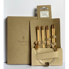 Seeknit Shirotake M2 Starter S�t 14 cm, 4 forskellige pindtykkelser