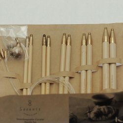 Seeknit Shirotake M4 Jumbo St 14 cm, 5 forskellige pindtykkelser