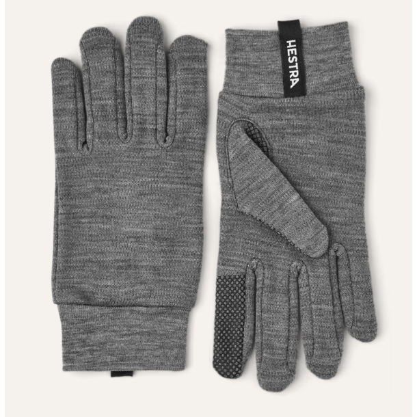 Hestra Merino Touch Point - 5 finger Grey 