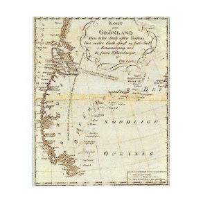 Paul Egede Kort 30 x 38 cm