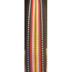 Qimminut Webbing Striber med reflex 30mm x 2,5mm, pr. 1 meter