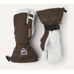Hestra Army Leather Heli Ski 3-finger Voksen