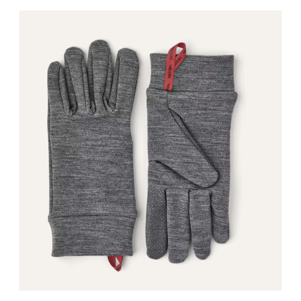 Hestra Merino Touch Point - 5 finger Grey 