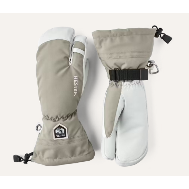 Hestra Army Leather Heli Ski 3-finger Voksen