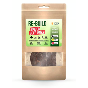 Kj� Re-build T�rret Oksek�d 46% Protein, Spiced Beef Jerky, 60 g