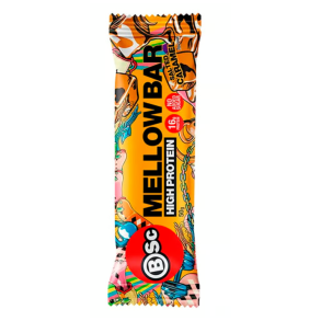 BSC Mellowbar High Protein Saltet Caramel, 50 gr, 32% protein