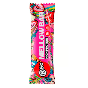 BSC Mellowbar High Protein Strawberry, 50 gr, 32% protein