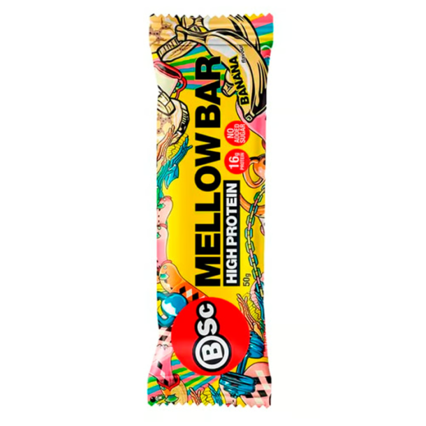 BSC Mellowbar High Protein Banana, 50 gr, 32% protein