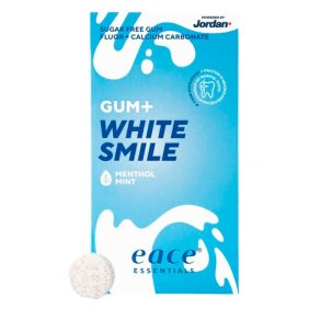 Eace Gum+ White Smile, 10 stk, Sukkerfri Tyggegummi