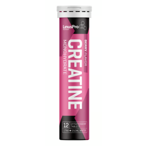 Linuspro Creatine Monohydrate Tabs Berry Flavor 80g, 20 stk
