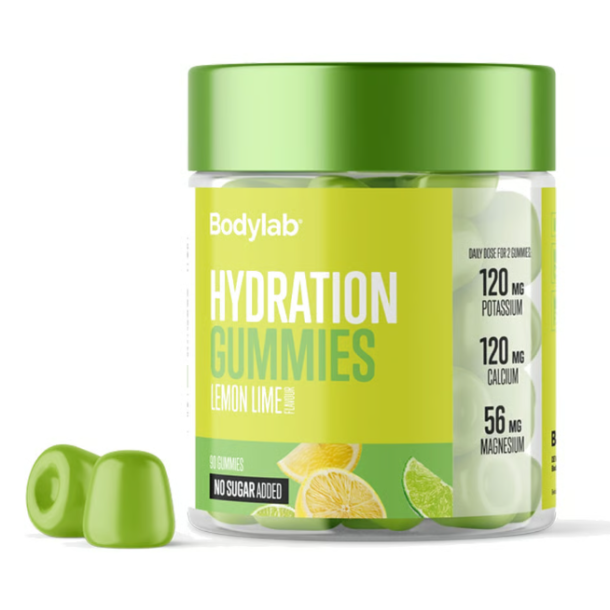 Bodylab Hydration Gummies Lemon Lime, 90 stk