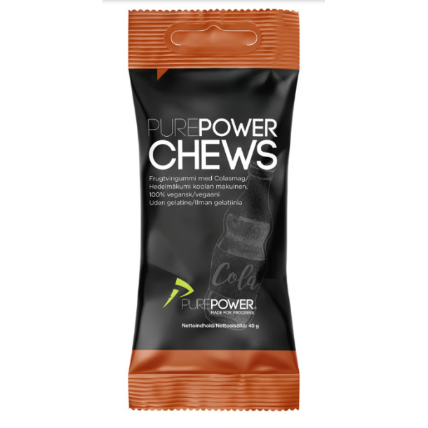 Purepower Chews Cola Vingummi uden gelatine, 40 g