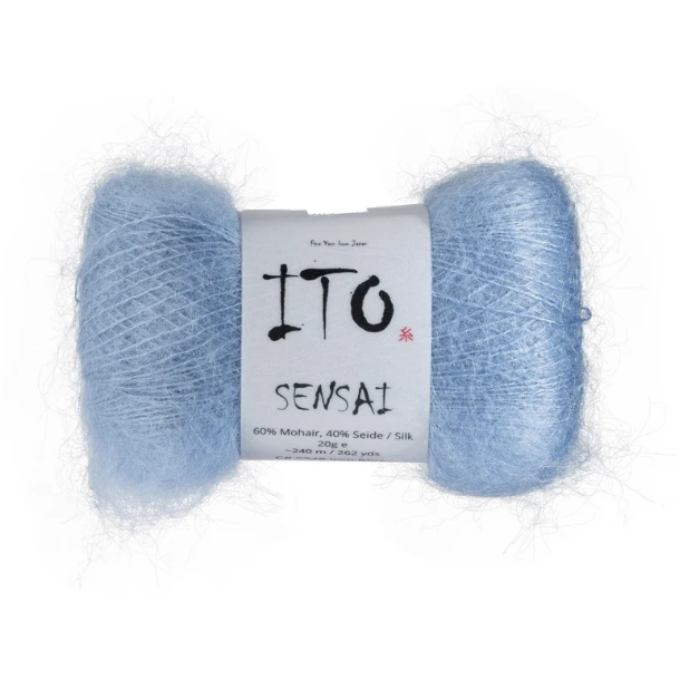 ITO Yarn Sensei Mohair/Silk 0348 Iron Blue