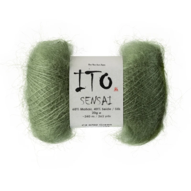 ITO Yarn Sensei Mohair/Silk 0702 Green