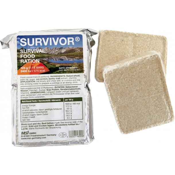 Trek'n Eat Survival Ration 125g Ndration