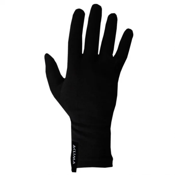 Aclima Lightwool Liner Gloves Black