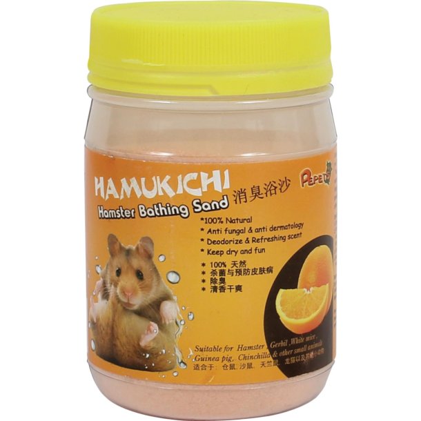 Hamster badesand med appelsinduft
