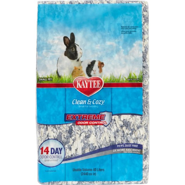 Kaytee Clean &amp; Cozy Extreme Odor Control strelse, 40 liter