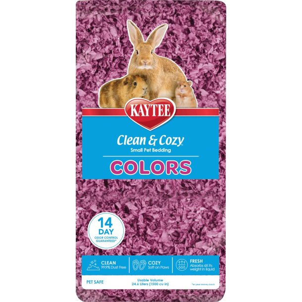 Kaytee Clean &amp; Cozy Colors strelse, 24,6 liter