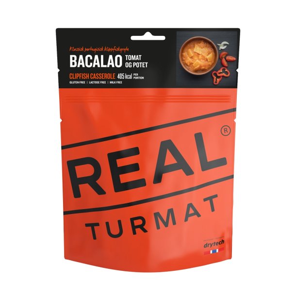 REAL Turmat Bacalao Clipfish Casserole 85 g. 405 kcal 