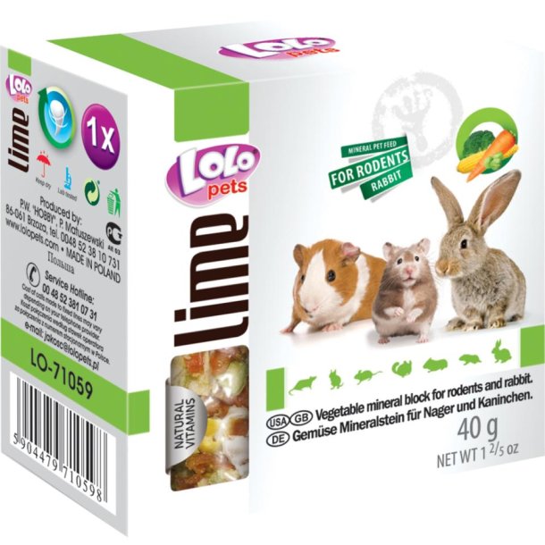 Lolo Pets olo Pets Gnaversten gr�ntsager, 40 g