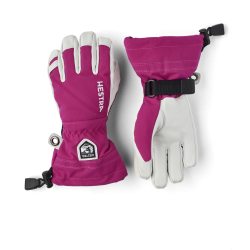 Hestra Army leather Heli Ski 5-finger Junior