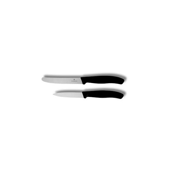 Victorinox Classic Paring Knife Set, 2-pak Sort