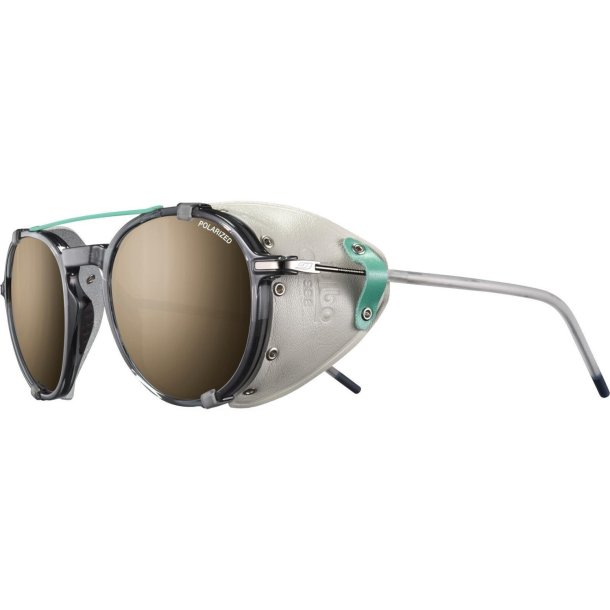 Julbo Legacy Solbriller / Seqinersiutit Spectron 3 Polarized SHINY TRANSLUCENT - Translucent Black / Mint / Beige
