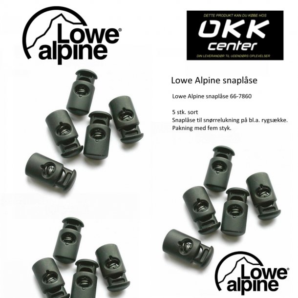 Lowe Alpine Snaplse Cord Lock, 5 stk