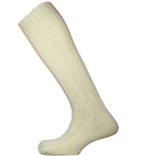 Mund Socks 210B Knlange Offwhite Sokker 100% Uld