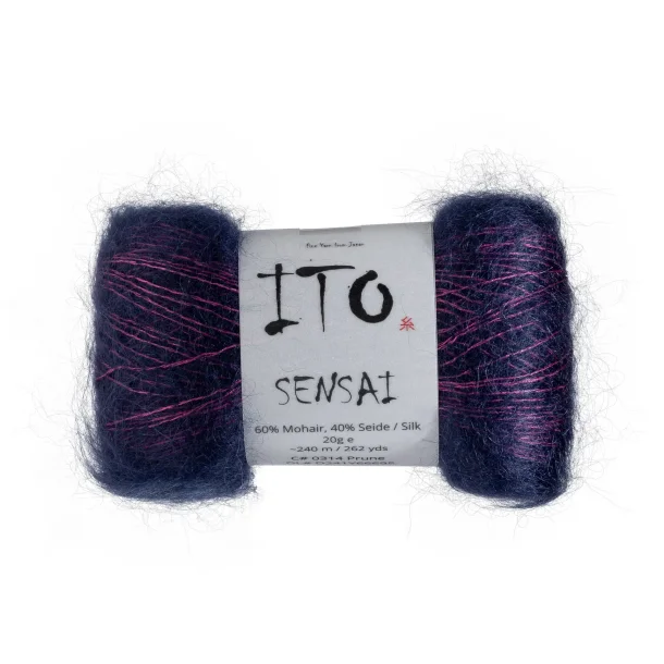 ITO Yarn Sensei Mohair/Silk 0314 Prune